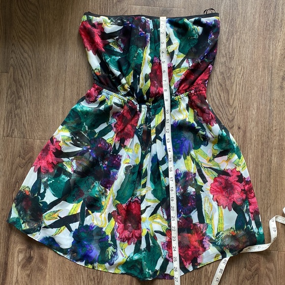 EUC Floral Strapless Dress by RACHEL Rachel Roy - Picture 12 of 12